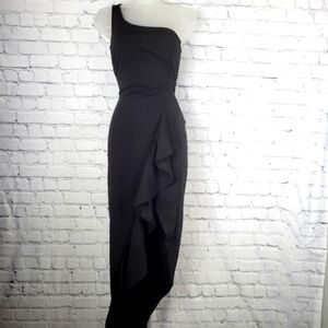 NWT Windsor Size XS One-Shoulder Asymmetrical Ruffle Dress